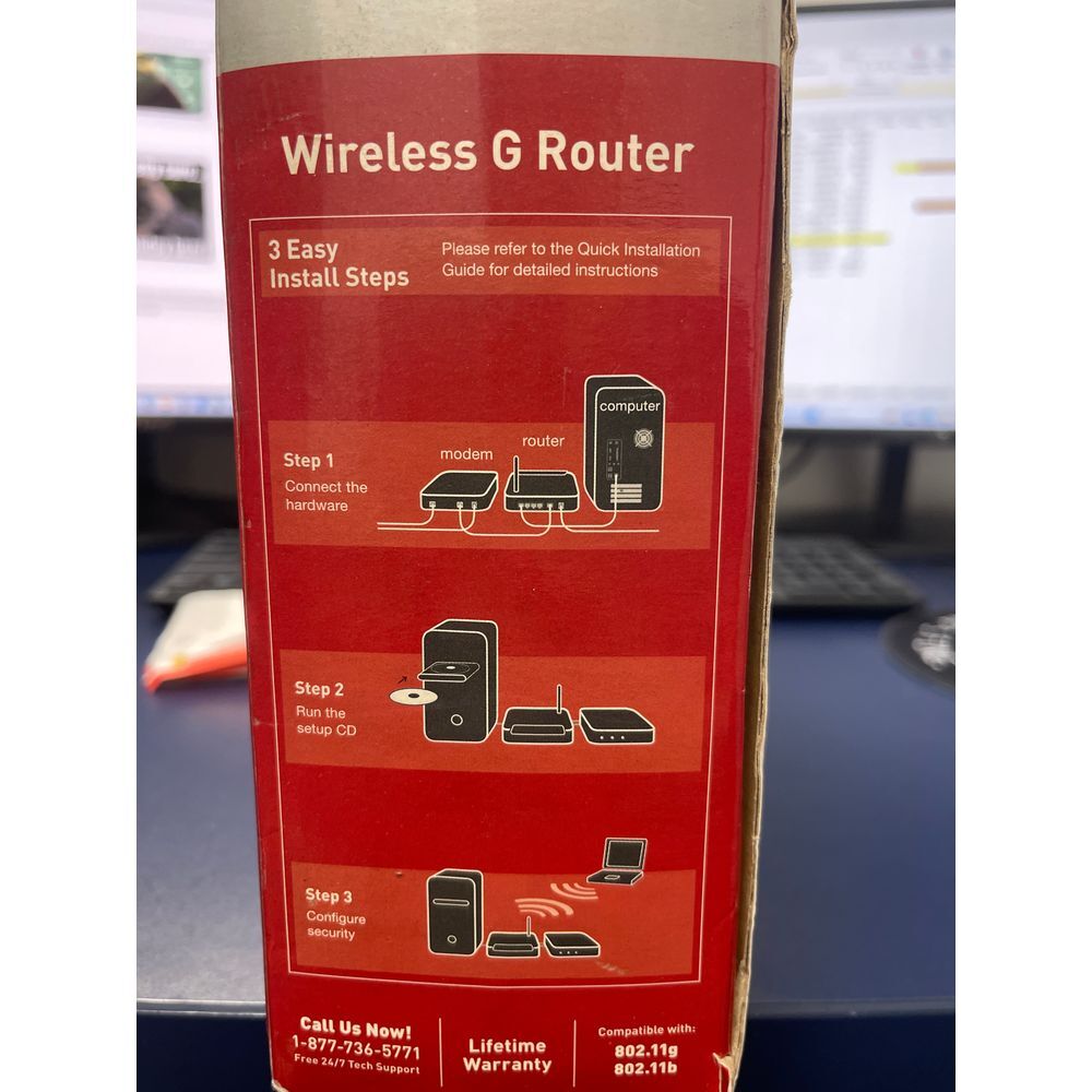 Belkin Wireless G Router High-Speed Internet Connection Sharing‎ Device - Picture 4 of 5